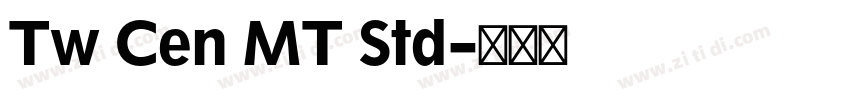 Tw Cen MT Std字体转换
